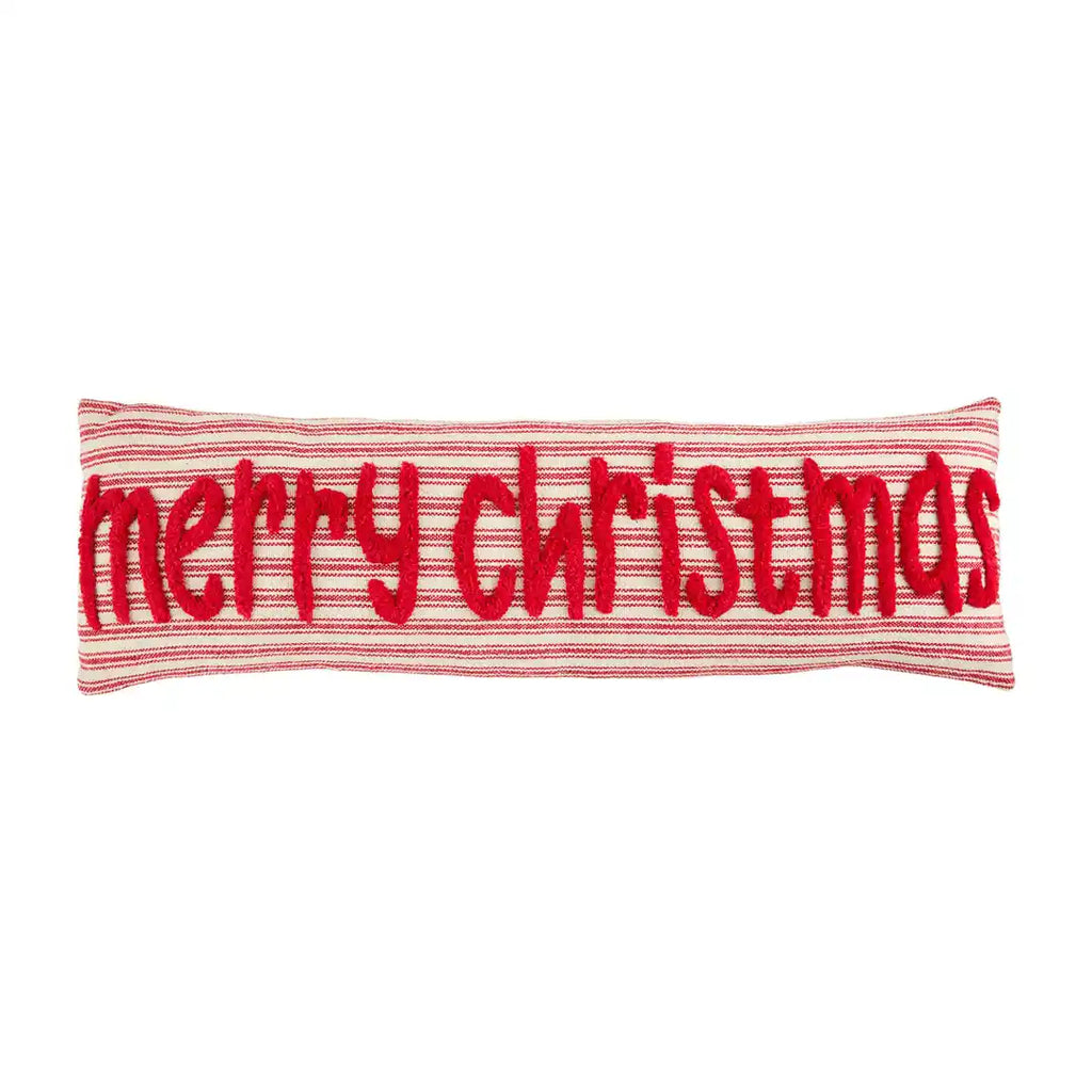 TUFTED CHRISTMAS LONG PILLOW