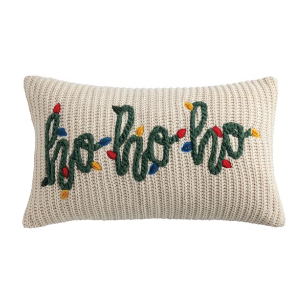 Christmas Chunky Knit Pillow -2 colors