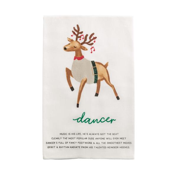 Reindeer Poem Towel (9 Reindeer Styles)