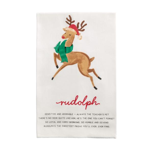 Reindeer Poem Towel (9 Reindeer Styles)