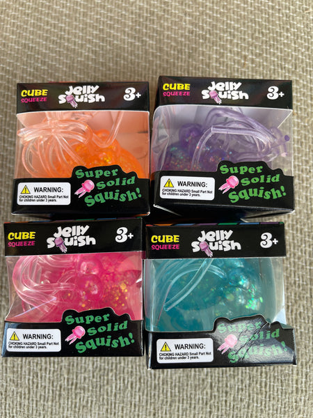 JELLY GLITTER SQUISH - 4 colors