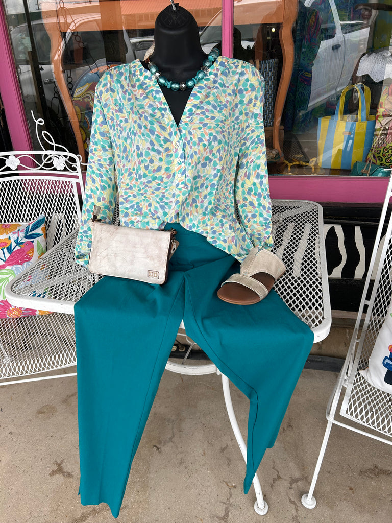 HARBOUR BLUE ANKLE PANT