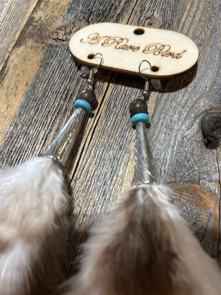 Handcrafted Layered Feather Earring