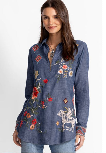 ZIPUP SHIRT TUNIC