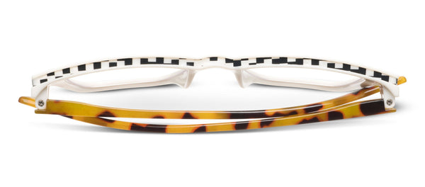 Bernadette (Blue Light): White/Tokyo Tortoise / 1.25