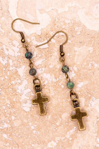 Dylan Designs - Phoebe Earring in African Turquoise