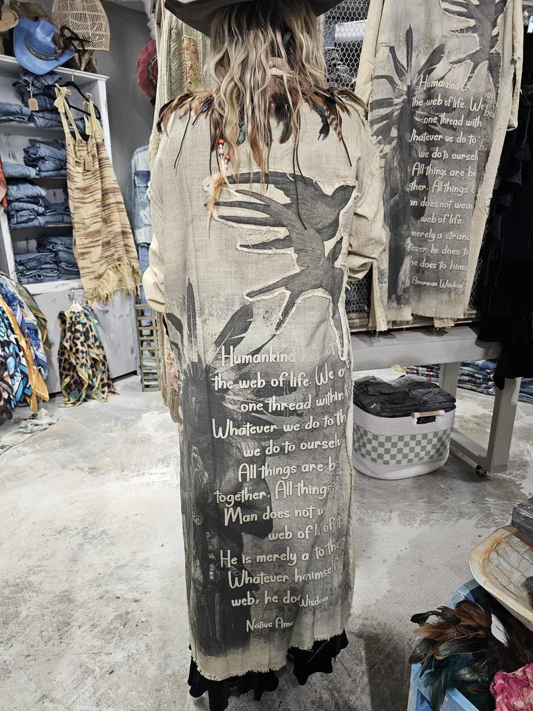 Indian Duster w/Feathers