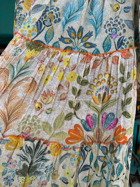 VANILLA FLORAL DRESS