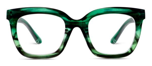 Peepers - Cleo (Blue Light): Brown Ombre Horn / Reading / 3.00