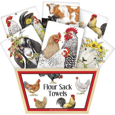 Mary Lake-Thompson Ltd. - Farmhouse Animals Towel