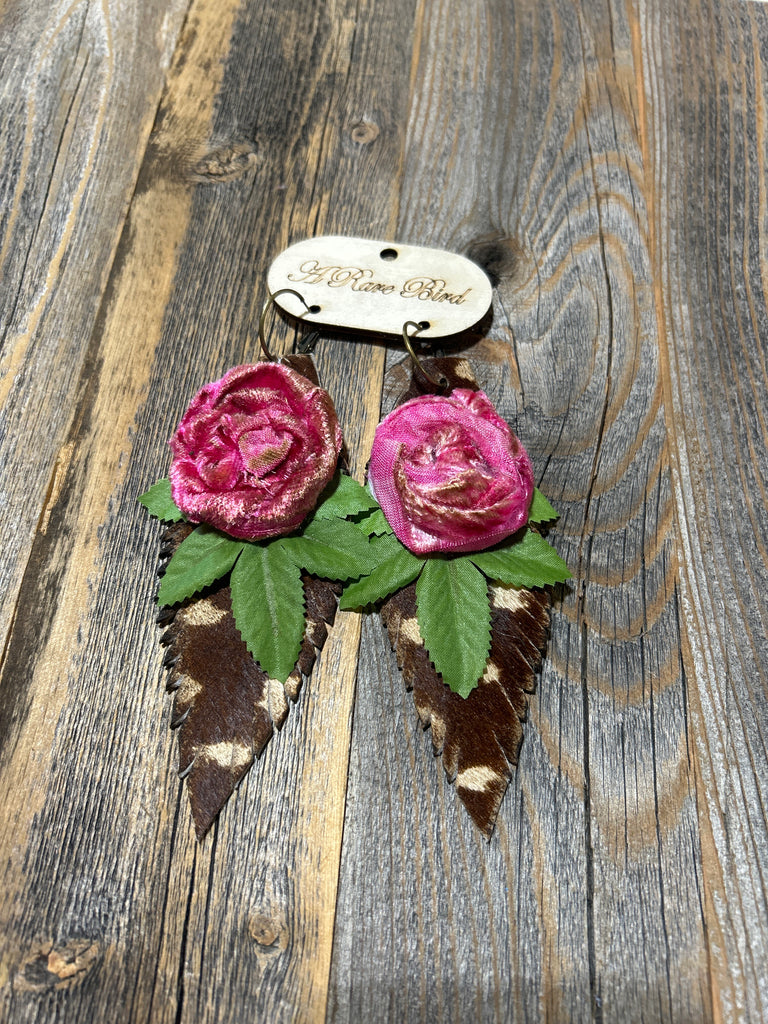 HANDCRAFTED FLOWER EARRINGS