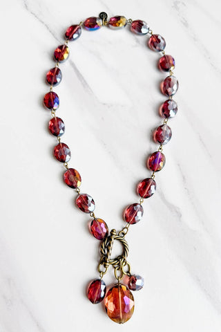 Dylan Designs - Carolina Necklace: Plum