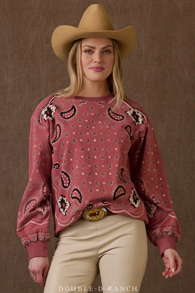 Charlie's Bandana Sweatshirt Top