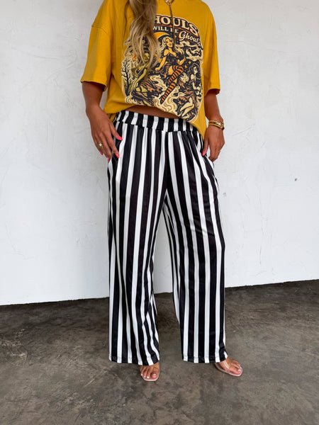 BLAKELEY - PREORDER- SPELLBOUND STRIPE PANTS: S/M