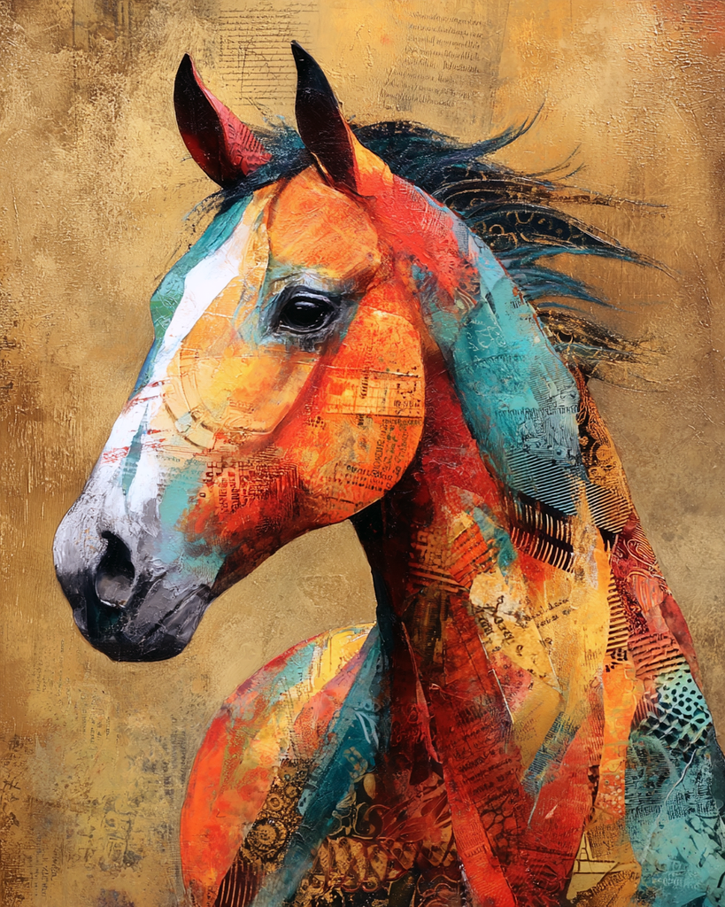 Mowbi - Southwestern Art - Wild Southwest Horse