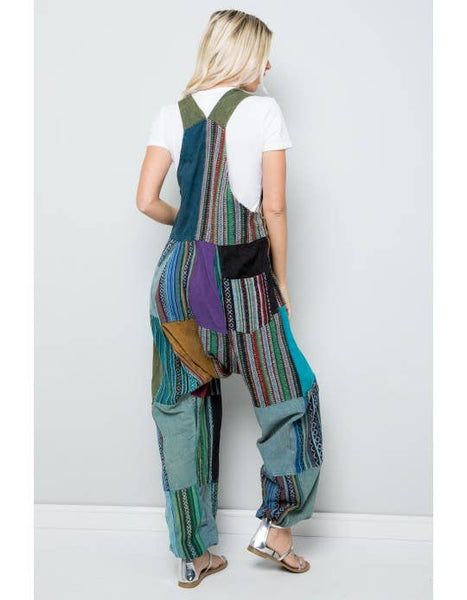 Assorted patchwork overall