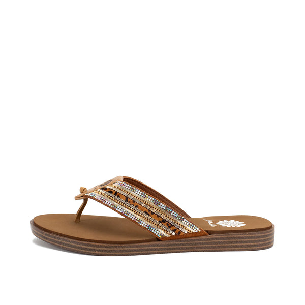 Datha Tan Flip Flop Sandal