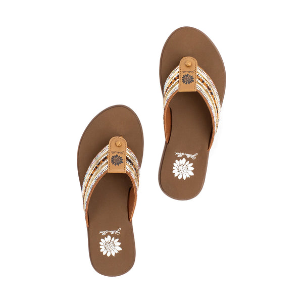 Datha Tan Flip Flop Sandal