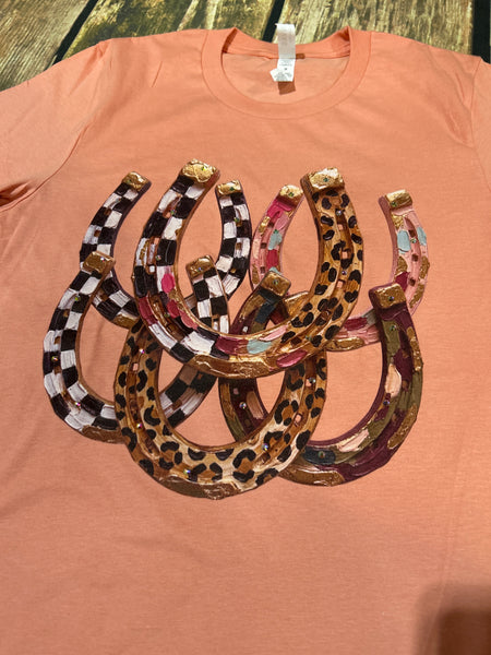 HORSESHOE BLING TEE