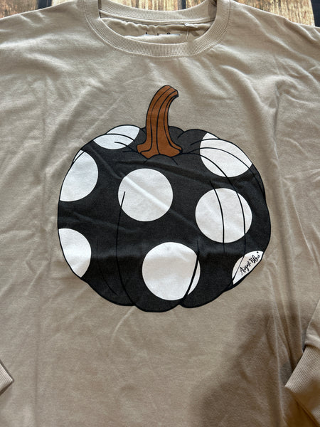 POLKA DOT PUMPKIN TOP