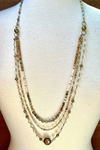 Dylan Designs - Justina Necklace: Imperial Jasper