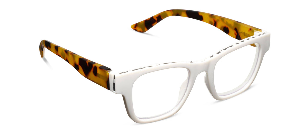 Bernadette (Blue Light): White/Tokyo Tortoise / 1.25