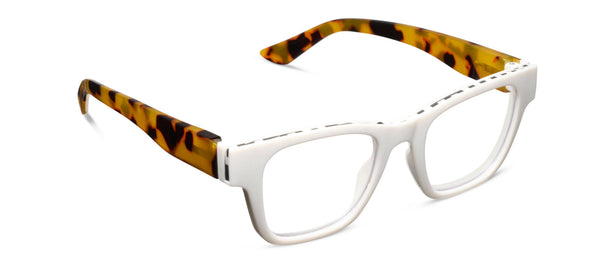 Bernadette (Blue Light): White/Tokyo Tortoise / 1.75