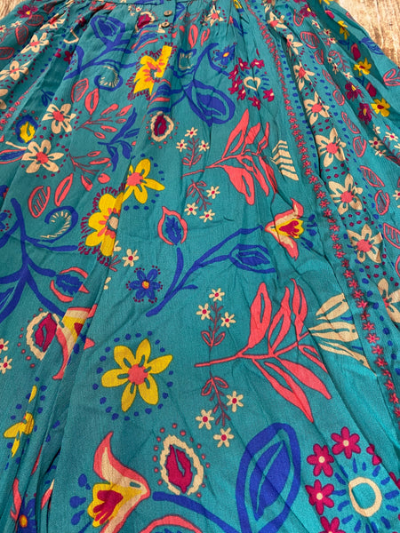 SLEEVELESS PRINTED ROMPER/JUMPSUIT PANTS