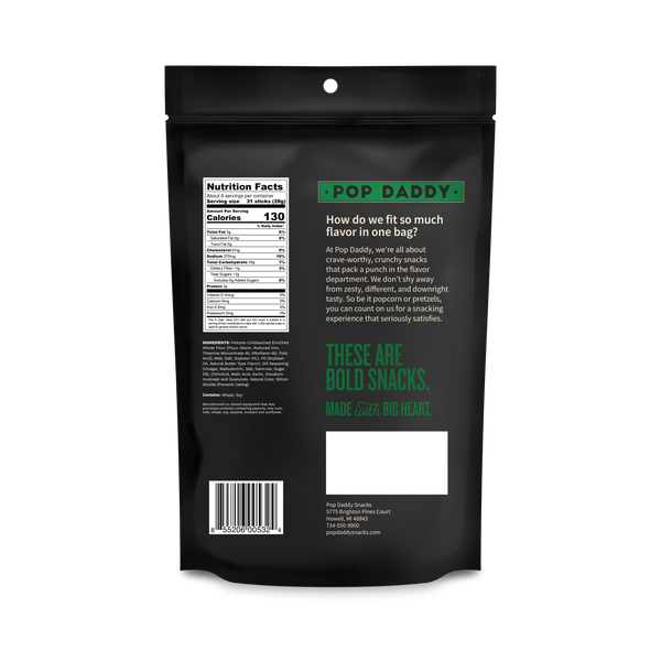 Dill Pickle Seasoned Pretzels 7.5oz