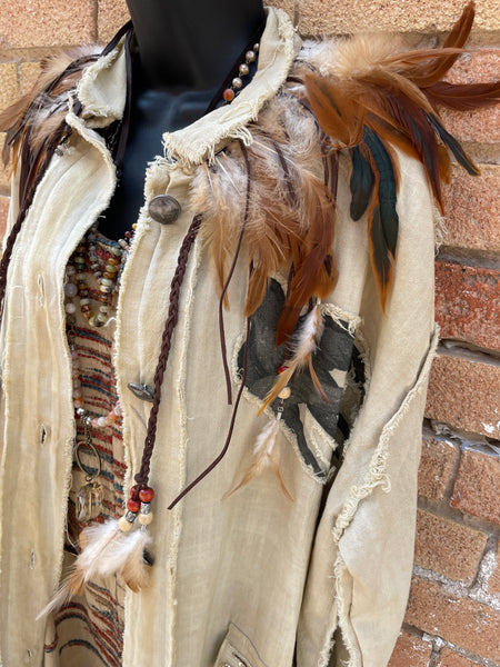 Indian Duster w/Feathers