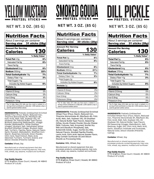 Pop Daddy Snacks - Snowy and Salty Holiday Tin