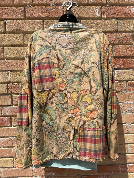 Reversible Floral/Flannel Jacket