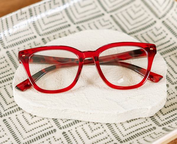 Peepers - Lenora (Blue Light): Fog/Chai Tortoise / Reading / 3.00