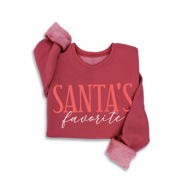 SANTAS FAVORITE MINERAL SWEATSHIRT-2 COLORS