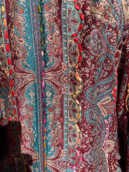 Burgundy Love Jay Poncho