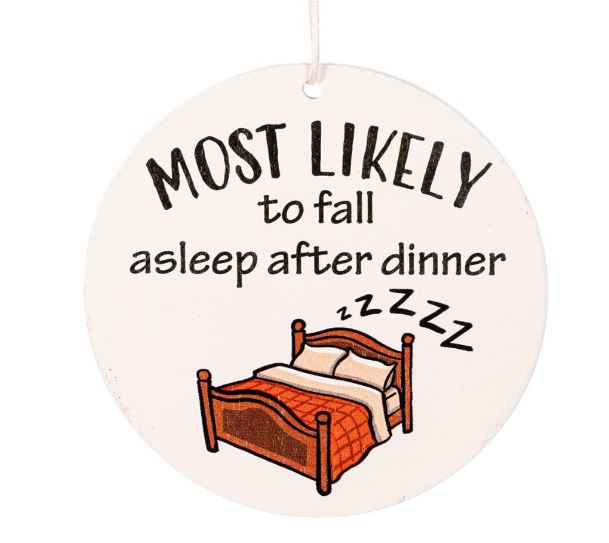 Fall Hanging Decor Wood "Most Likely to" Asst of 10