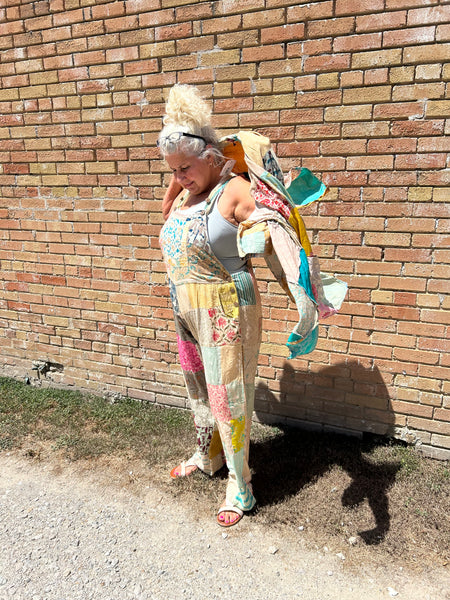 PATCHWORK WOVEN COTTON JACKET