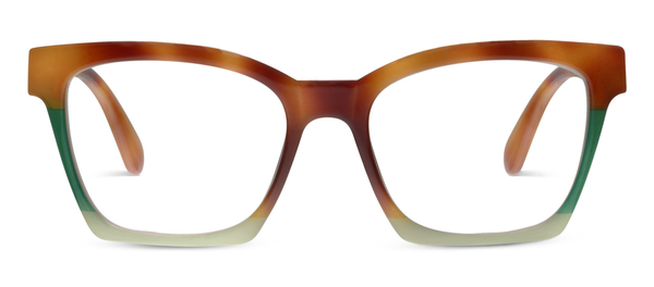 Peepers - Birdie (Blue Light): Blonde Tortoise Colorblock / Reading / 3.00
