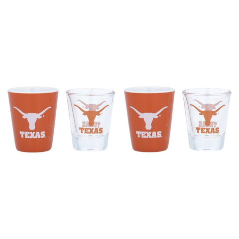 University of Texas 4 pc shot glass