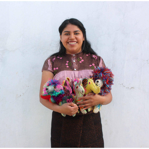 Lumily - Tomi the Donkey: Repurposed Wool Boho Decor - Mexico