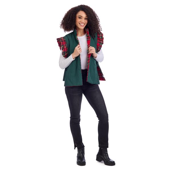 Jefferies Plaid Quilted Vests- 2 Colors