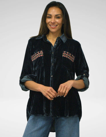 LIZA SHIRT: INKWELL