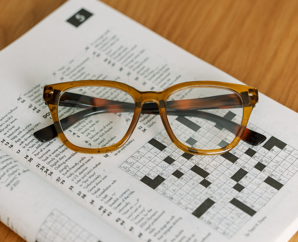 Peepers - Lenora (Blue Light): Fog/Chai Tortoise / Reading / 1.75