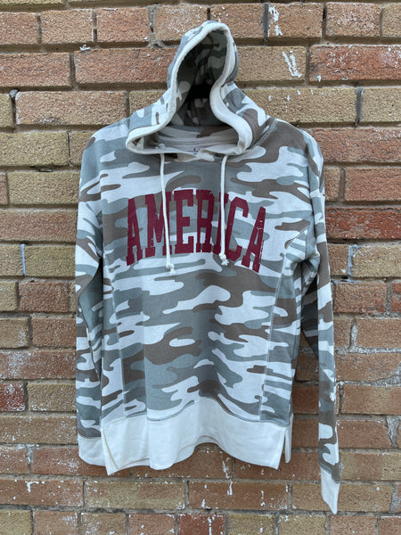 America Camo Hoodie