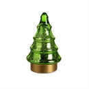 SHADES OF EMERALD LED TABLE DECOR GLASS TREE 3 STYLES