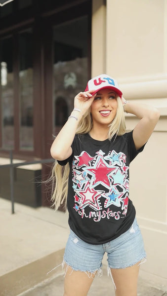 Callie Ann Stelter Oh My Stars Tank & V-Neck Tee