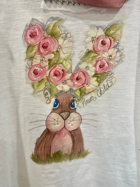 Flower Child Bunny Shirt