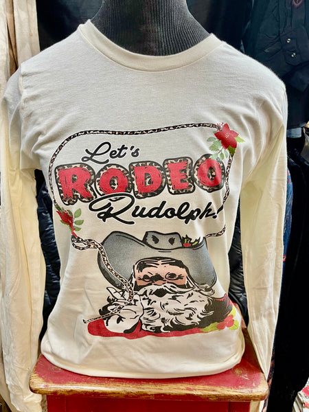 Let’s Rodeo Rudolph L/S T-Shirt