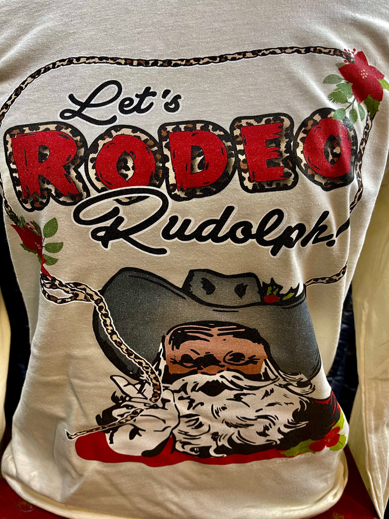 Let’s Rodeo Rudolph L/S T-Shirt