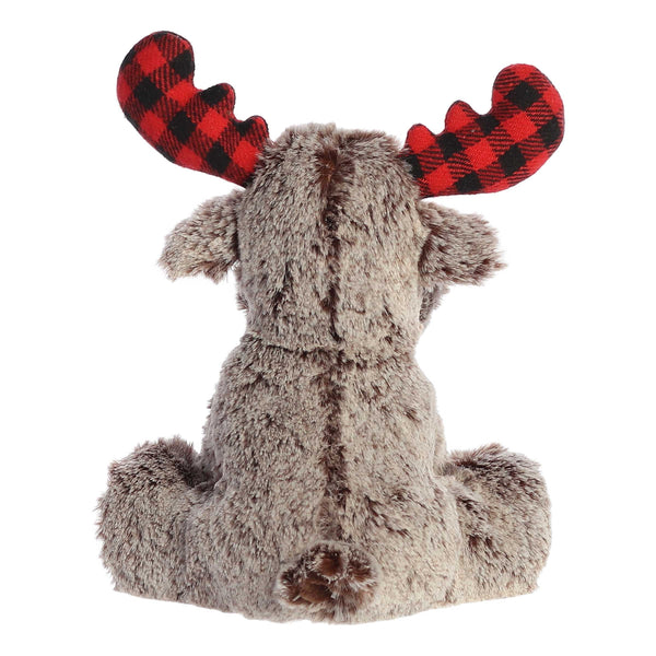 9" Buffalo Plaid Moose